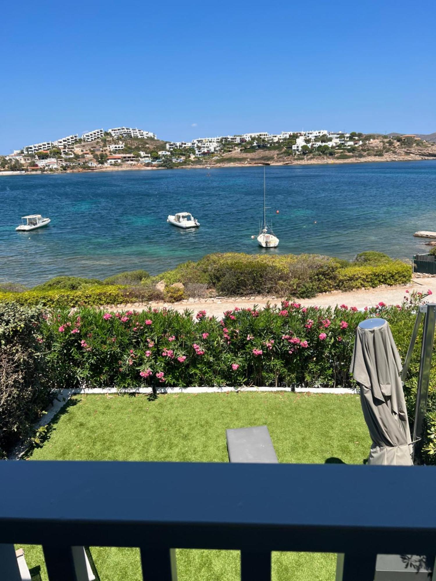 Sounio - Waterfront Luxury Spa Villa Pounta Zeza 170 Sqm On Private Beach Sounion Exterior foto