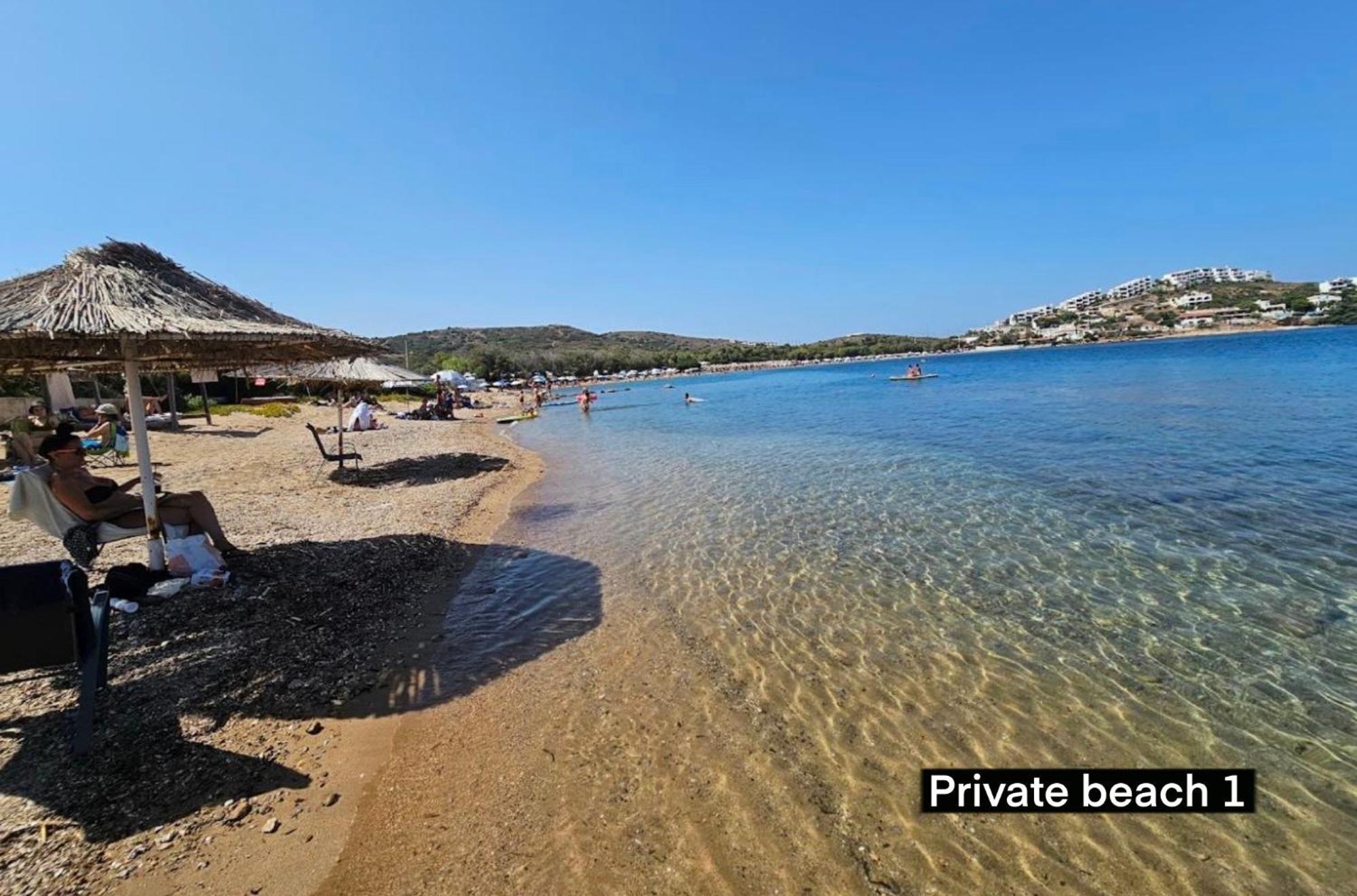 Sounio - Waterfront Luxury Spa Villa Pounta Zeza 170 Sqm On Private Beach Sounion Exterior foto