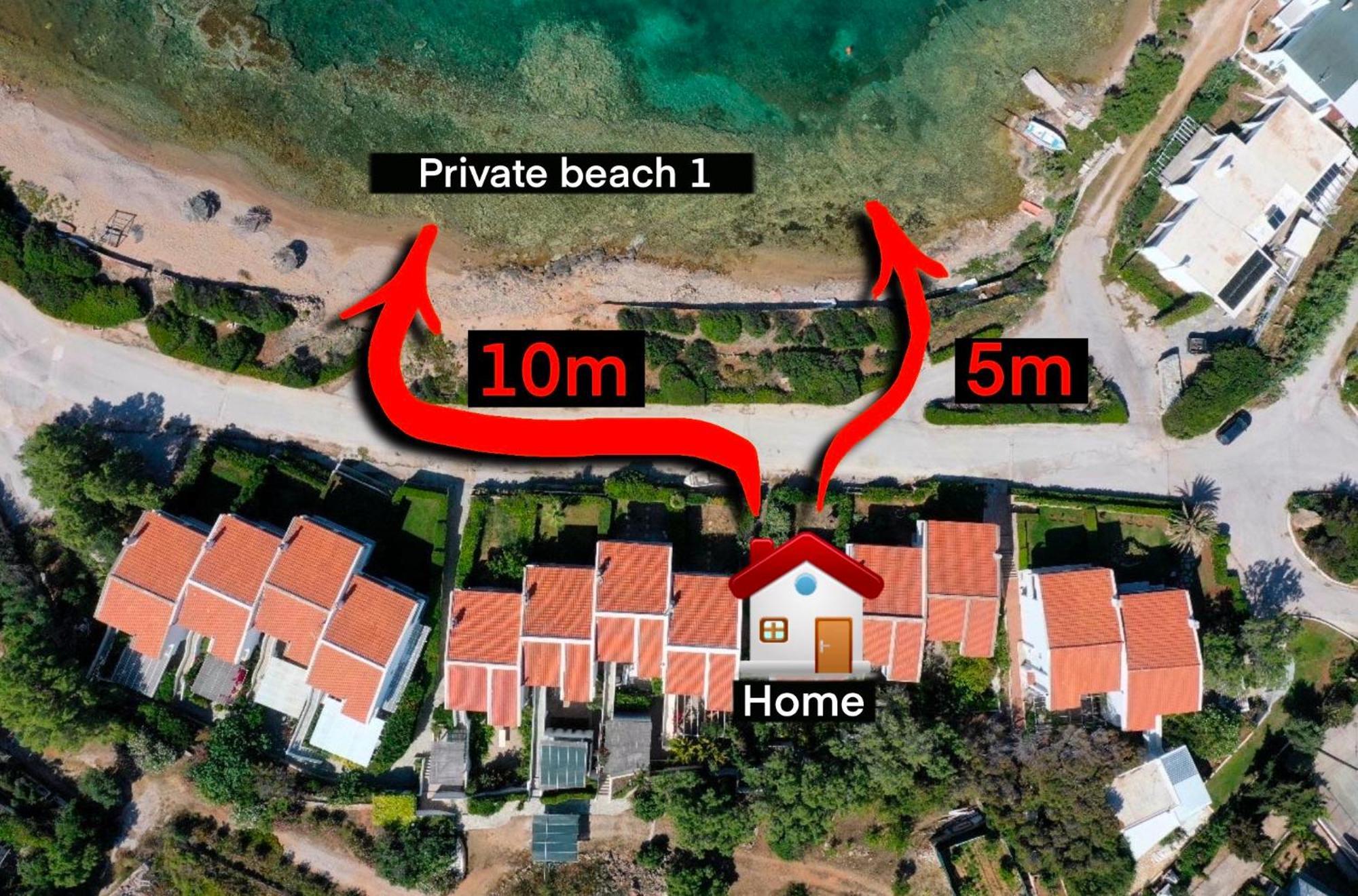 Sounio - Waterfront Luxury Spa Villa Pounta Zeza 170 Sqm On Private Beach Sounion Exterior foto