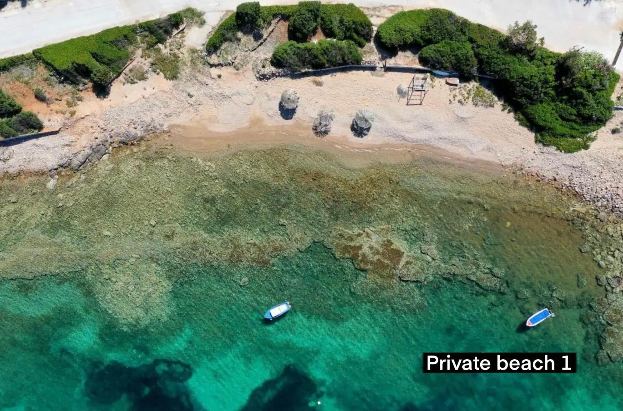 Sounio - Waterfront Luxury Spa Villa Pounta Zeza 170 Sqm On Private Beach Sounion Exterior foto